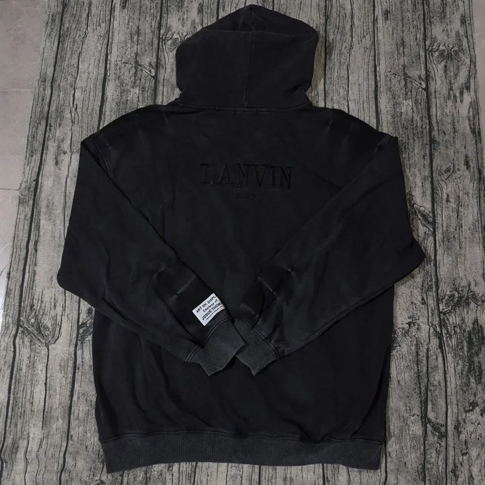 Gallery Dept Black Zip-Up Hoodie - Picture 9 of 10